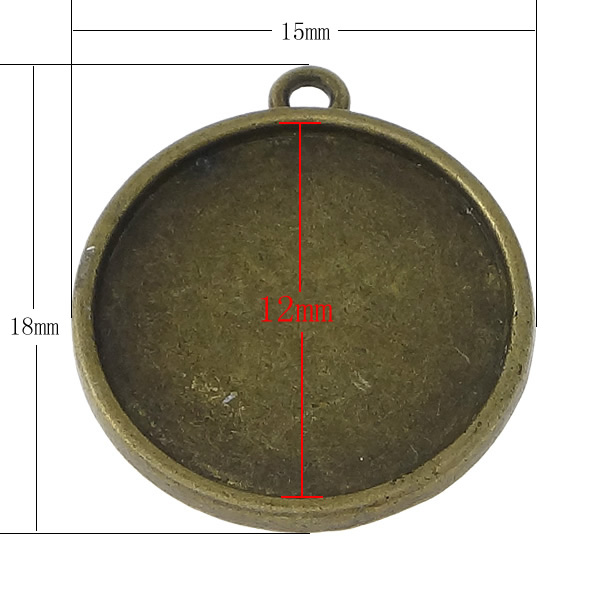15x18x2mm, Inner Diameter:Approx 12mm