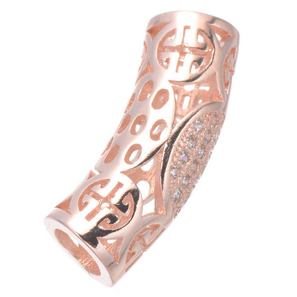 1:real rose gold plated