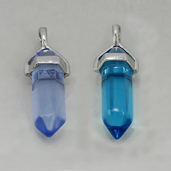 light blue glass
