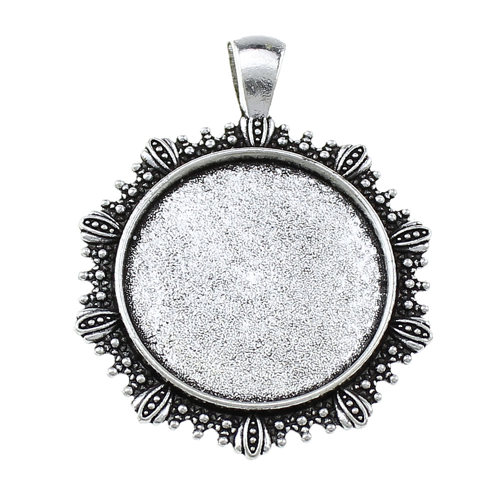 antique silver color plated
