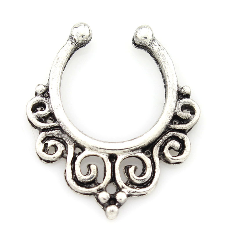 antique silver color plated