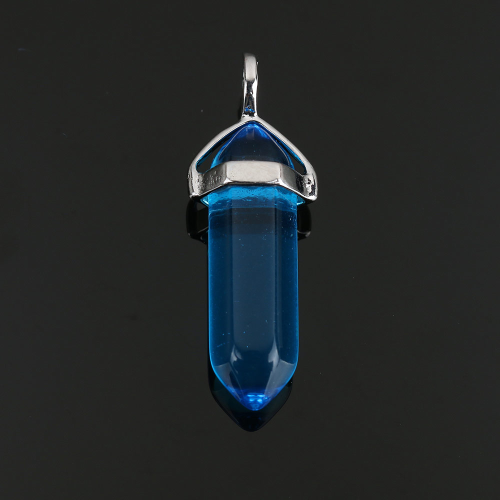 light blue glass