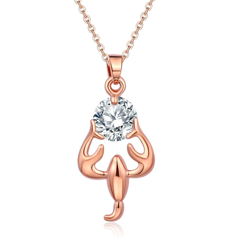 1:rose gold color plated