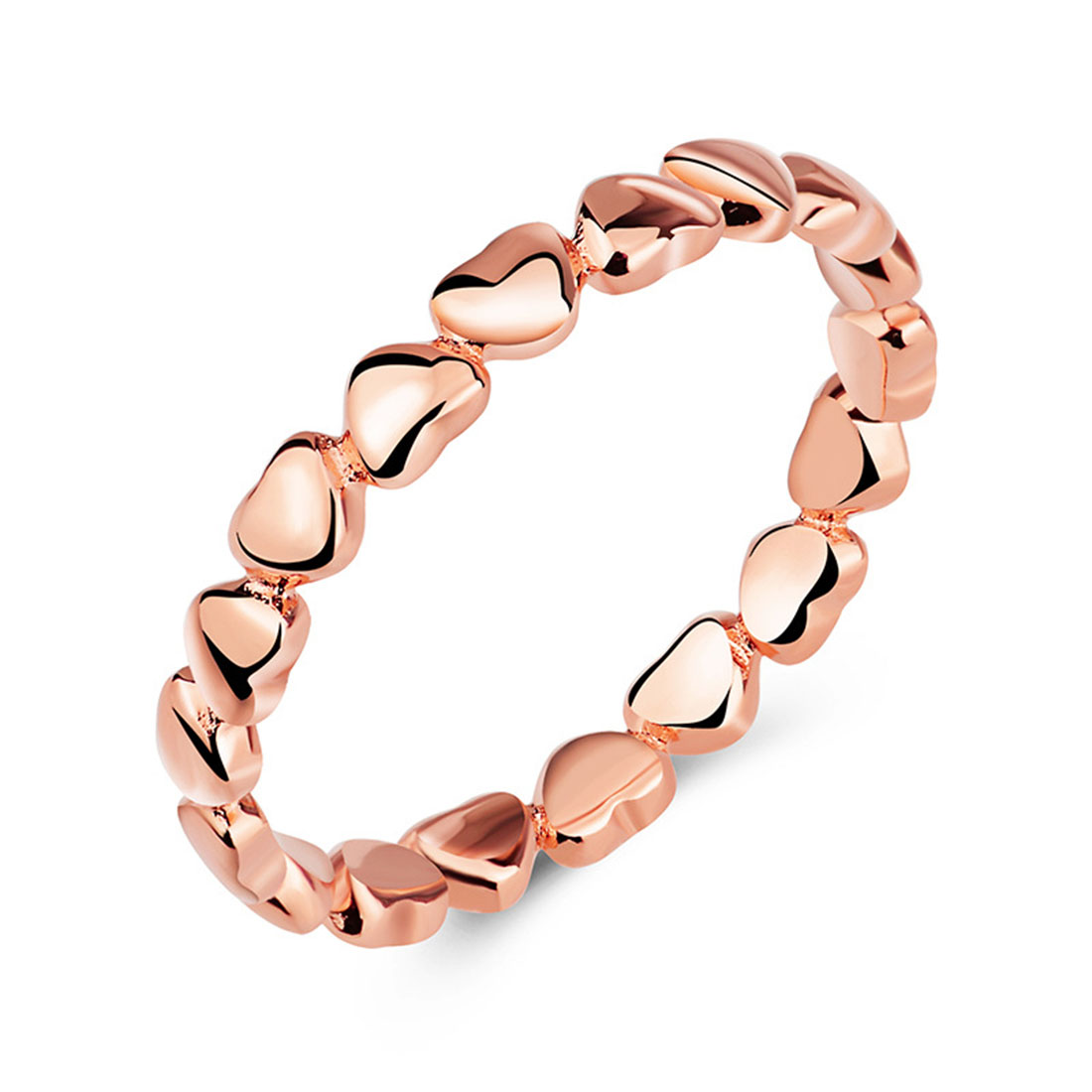 D Real Rose Gold Plated