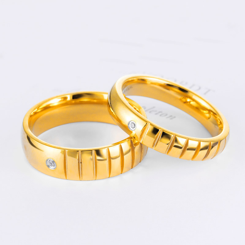 1 gold color plated