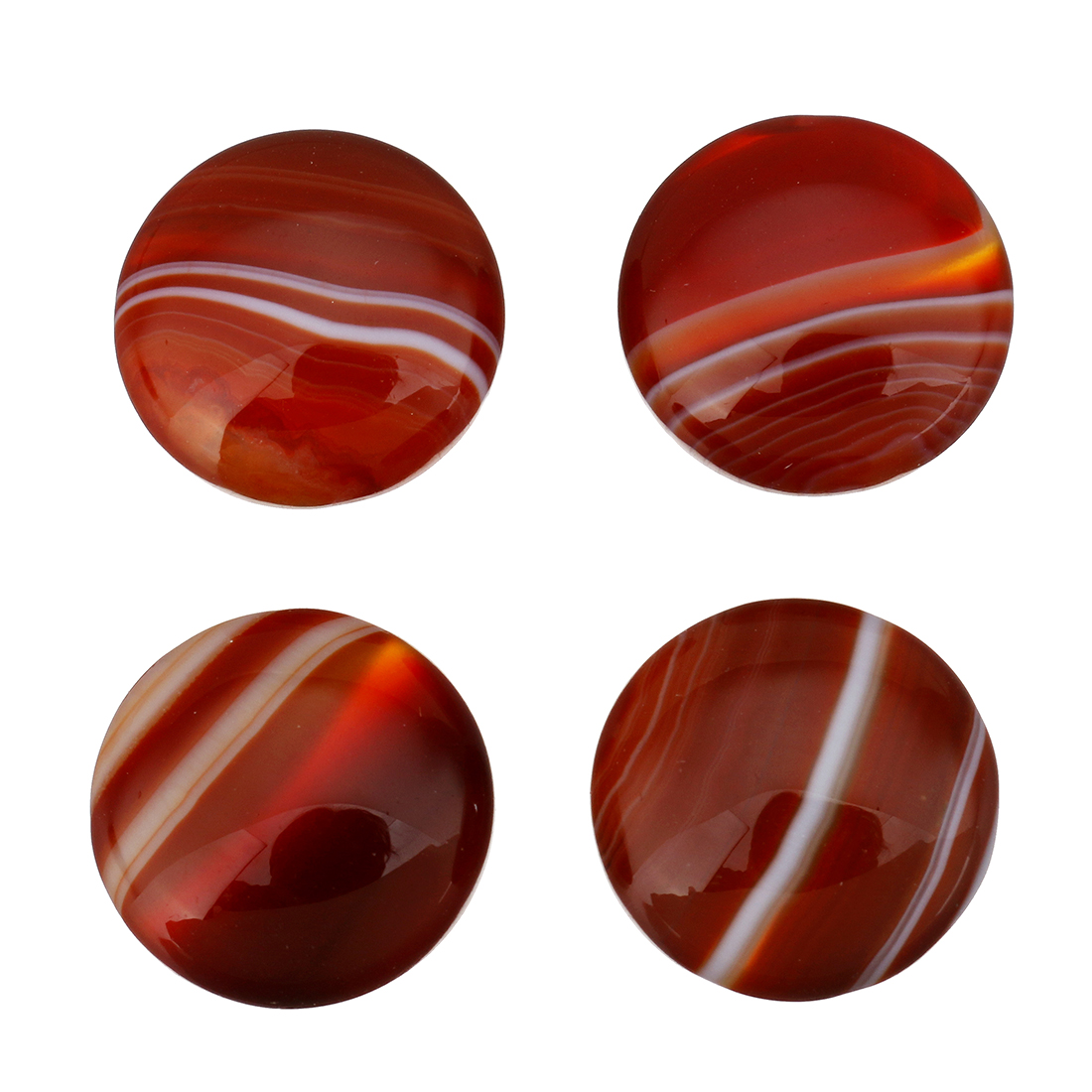 4 Red Lace Agate