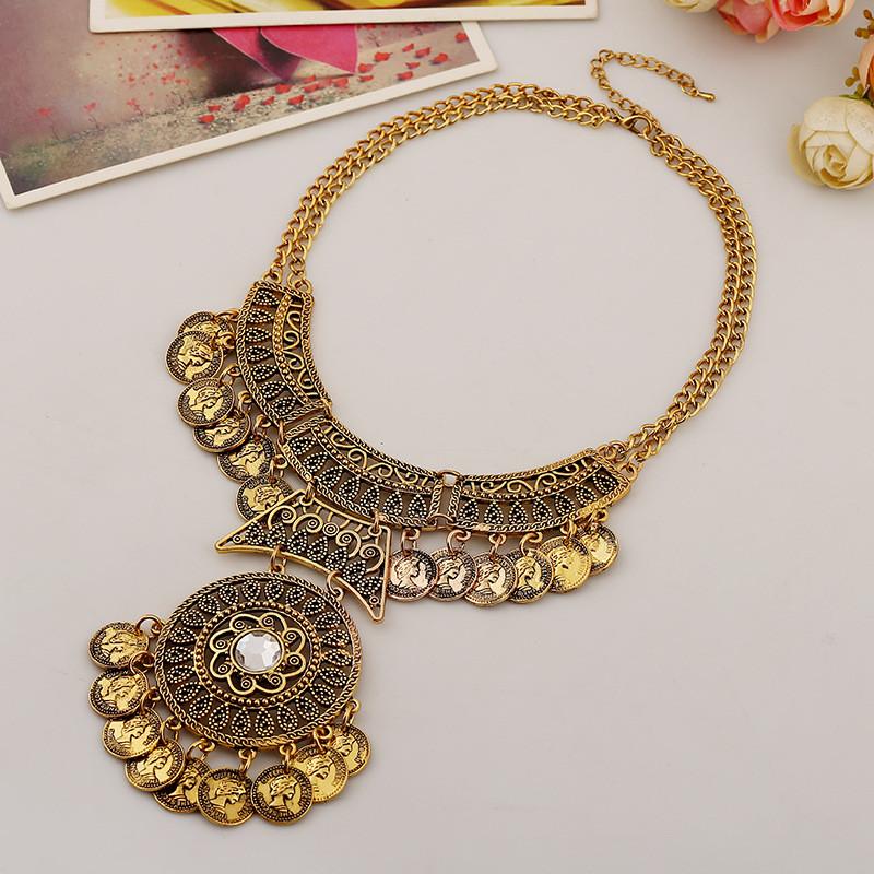 1:antique gold color plated