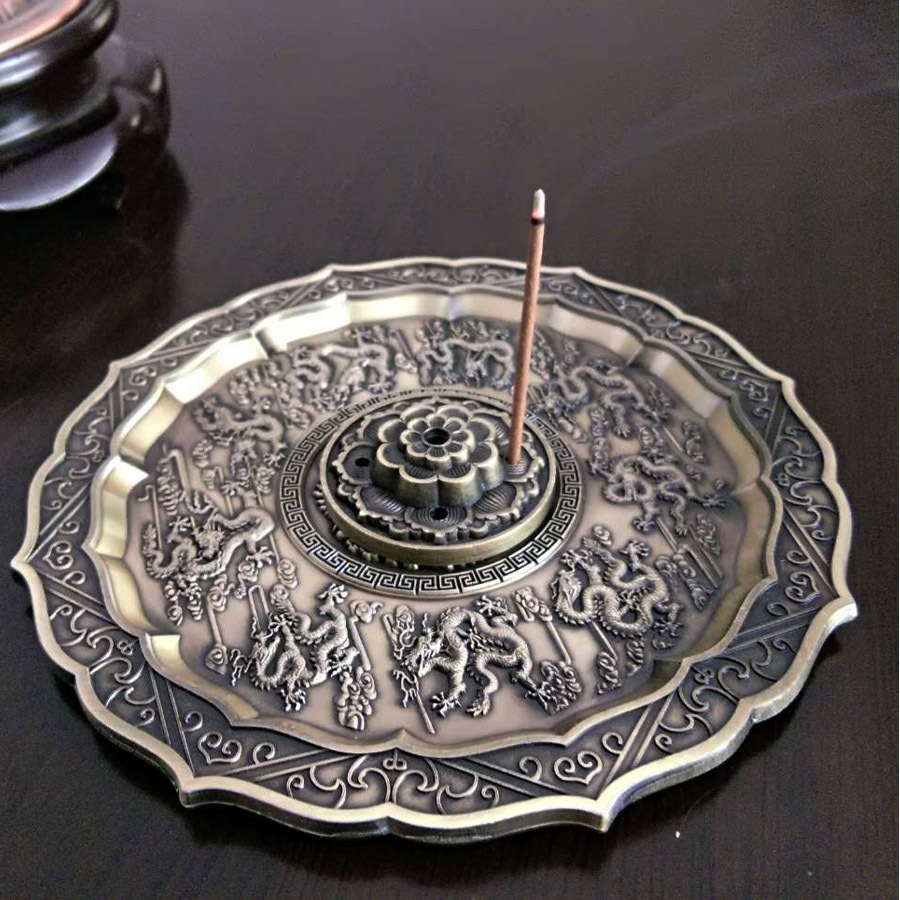 1 antique bronze plated