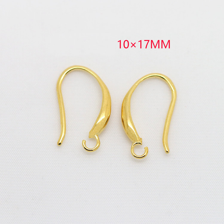 A 10x17mm real gold plated