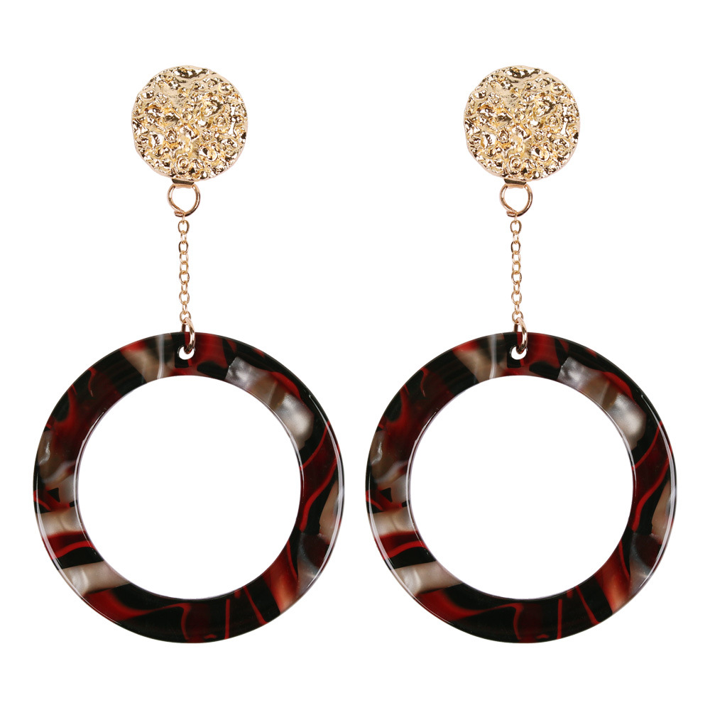 Electroplated black red and white