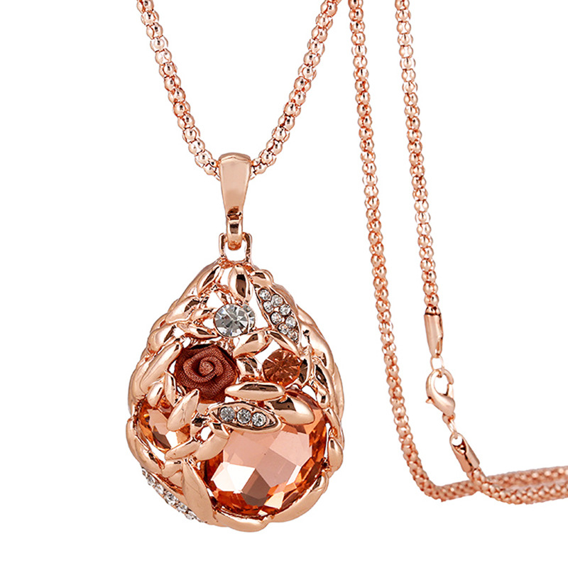 3:Electroplated rose gold - peach pink
