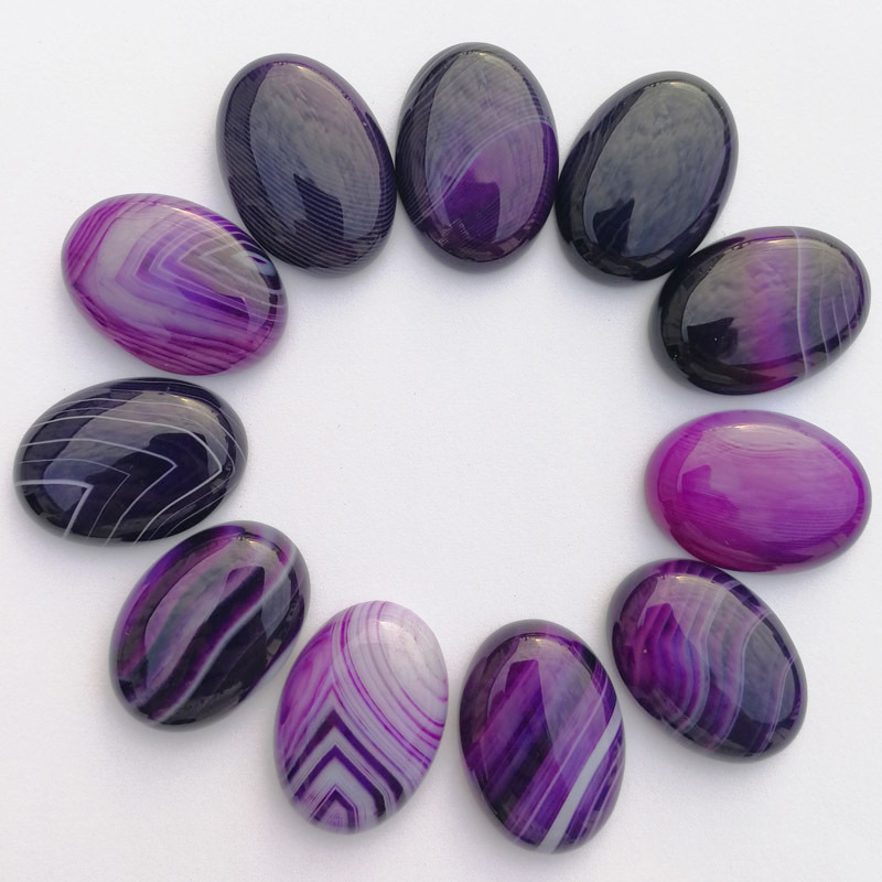 15 Agate dentelle violet