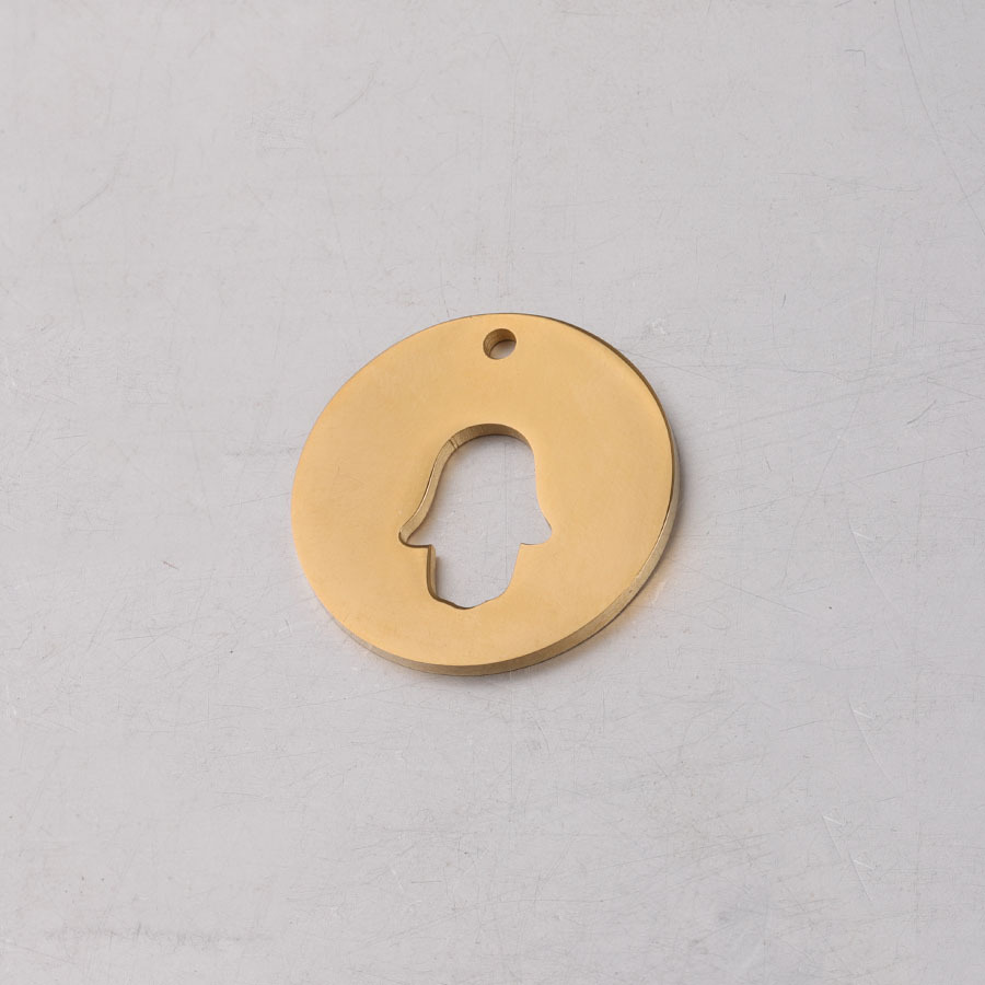 4:gold color plated 23mm
