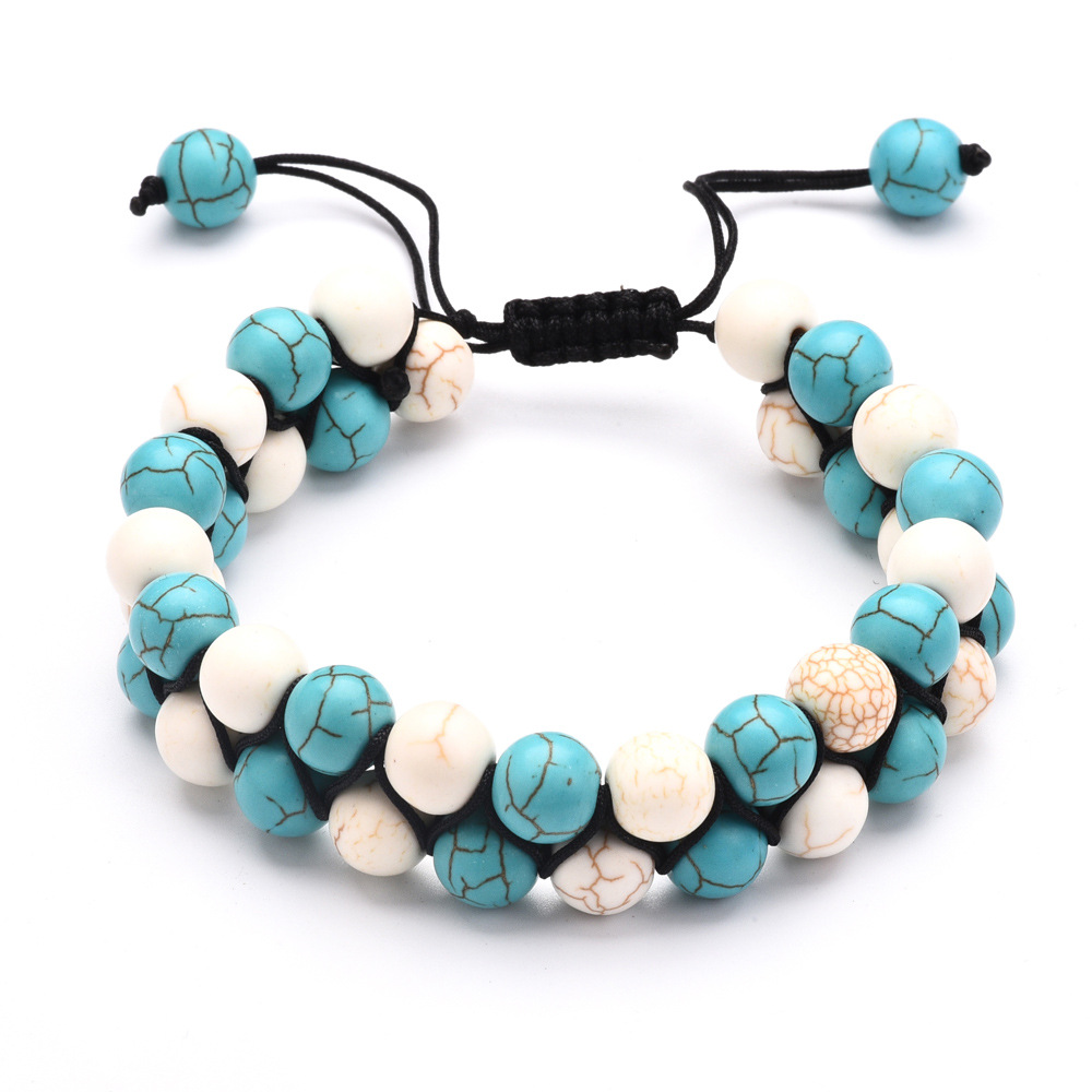 8:Blanc Turquoise A