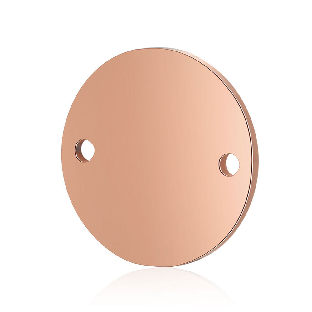 rose gold color plated,16mm