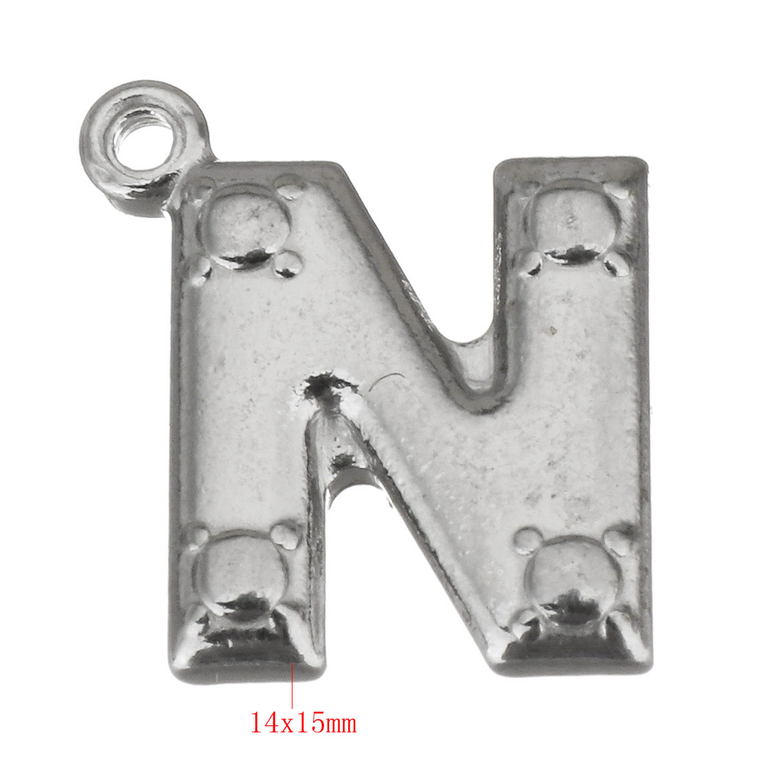 Letter N 14x15x3mm