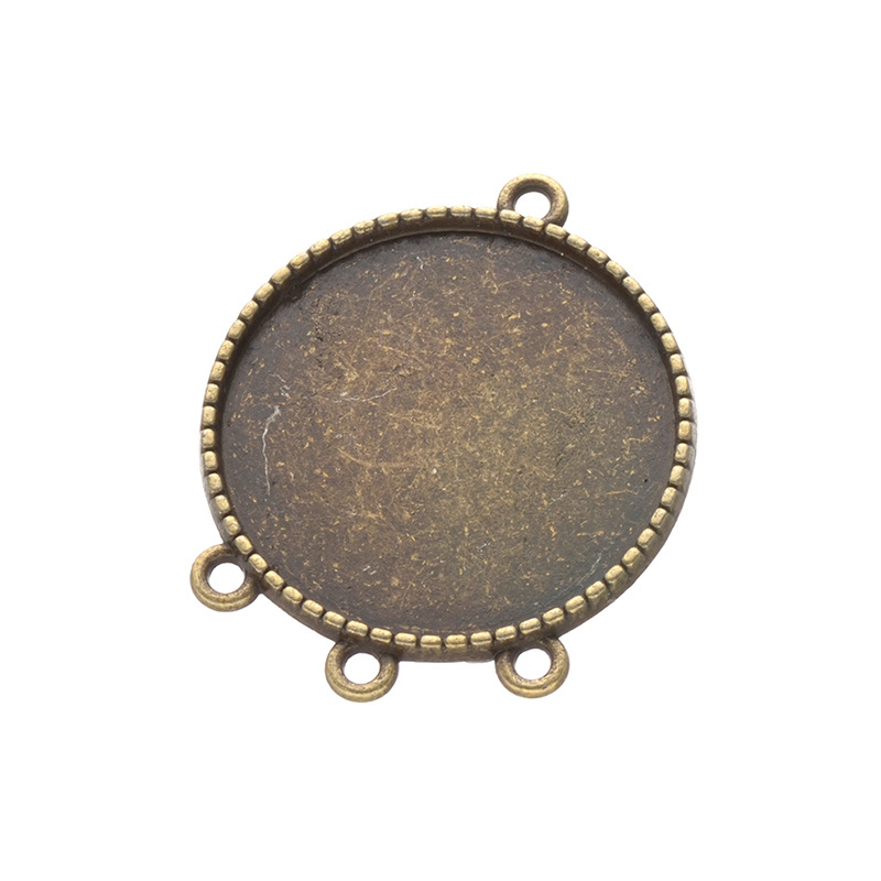 2:antique brass color plated
