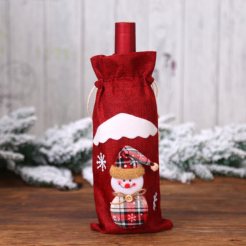 Red Christmas snowman