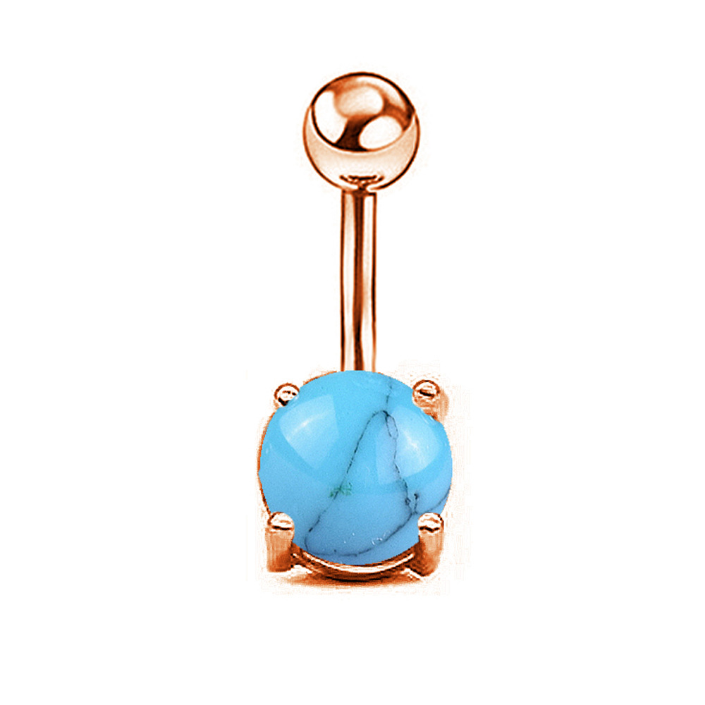 rose gold colo blue turquoise