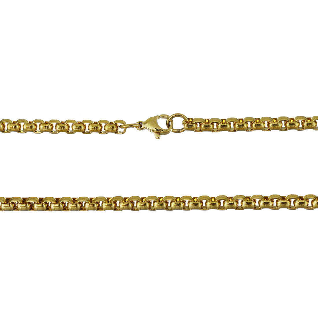 1:gold color plated 60cm