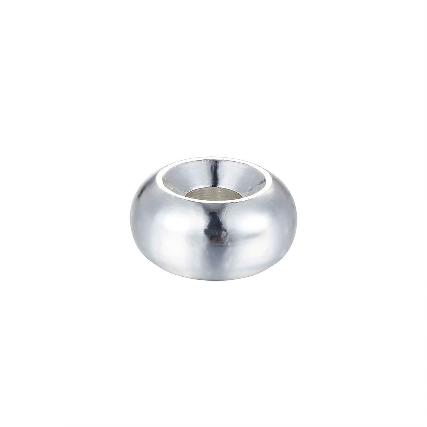 L silver color plated 6MM