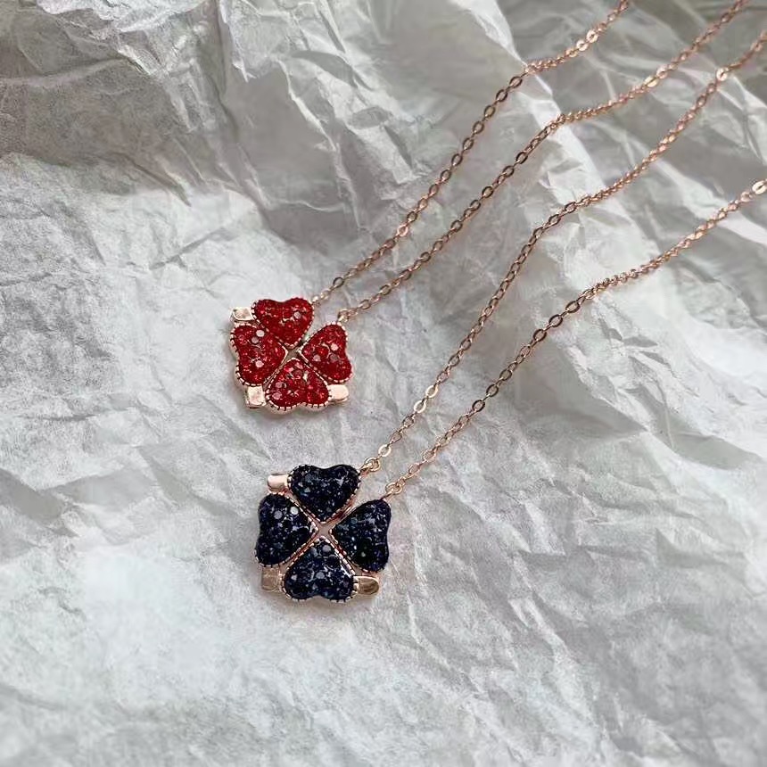 rose gold color plated(red blue two colors)