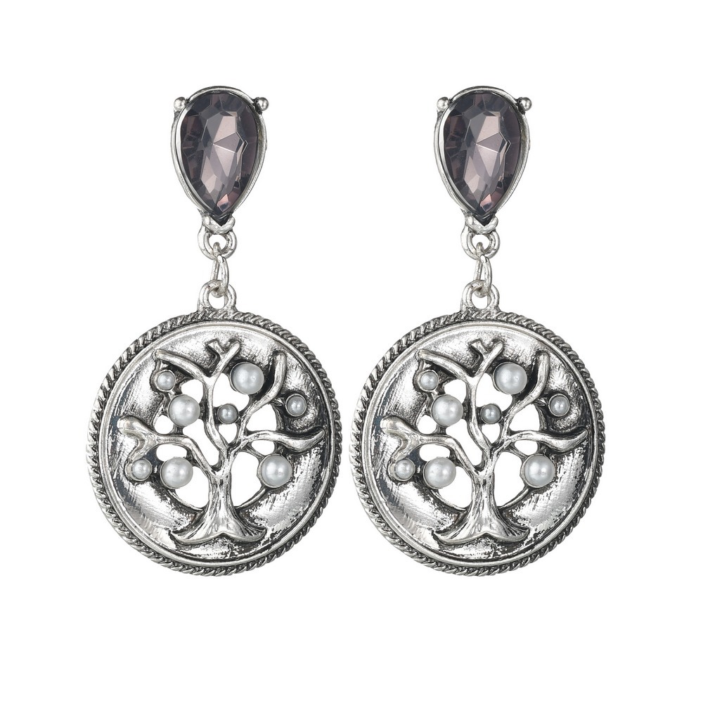 2 antique silver color plated