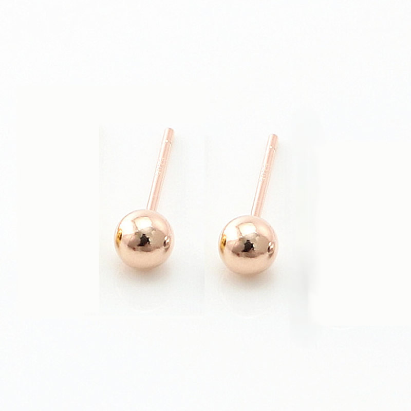 rose gold color plated 17x6x0.7mm
