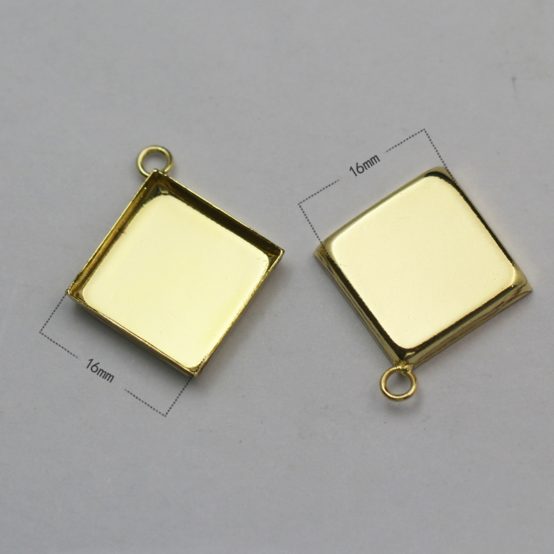 S gold 16X16MM