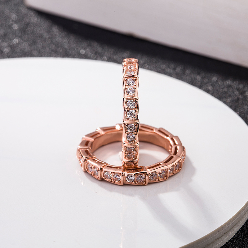 rose gold color plated6#