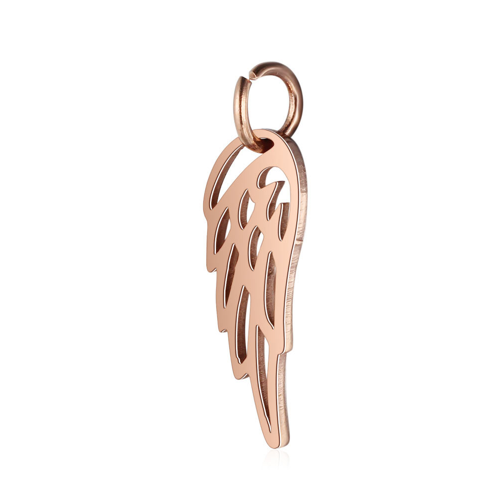 15 , rose gold color plated , 6x20mm
