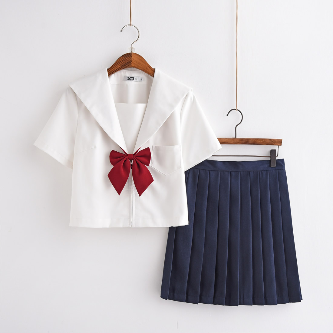 short sleeve short skirts (Jk Bow Tie)