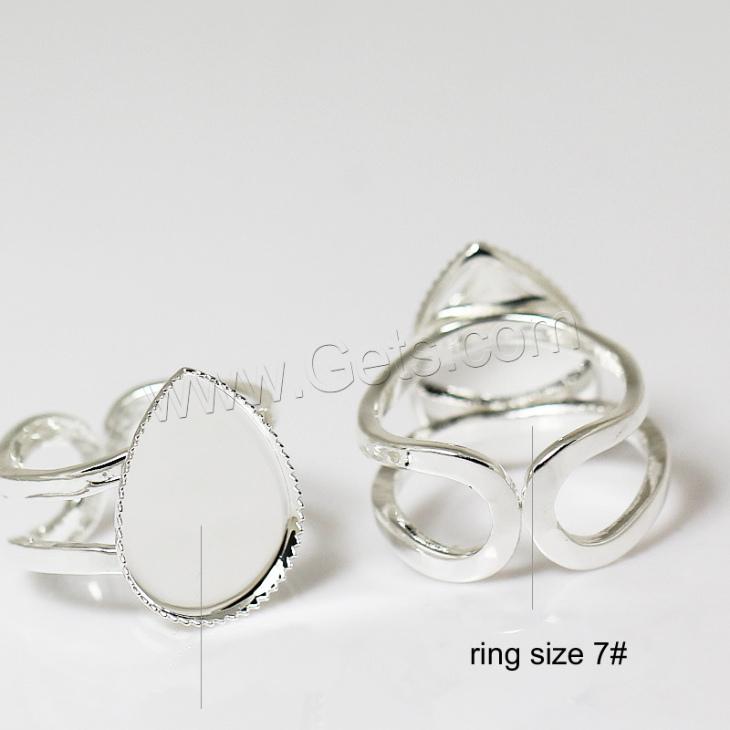 silver color plated13x18mm 24000