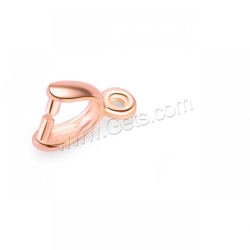 rose gold color plated, 3.3X3.2mm