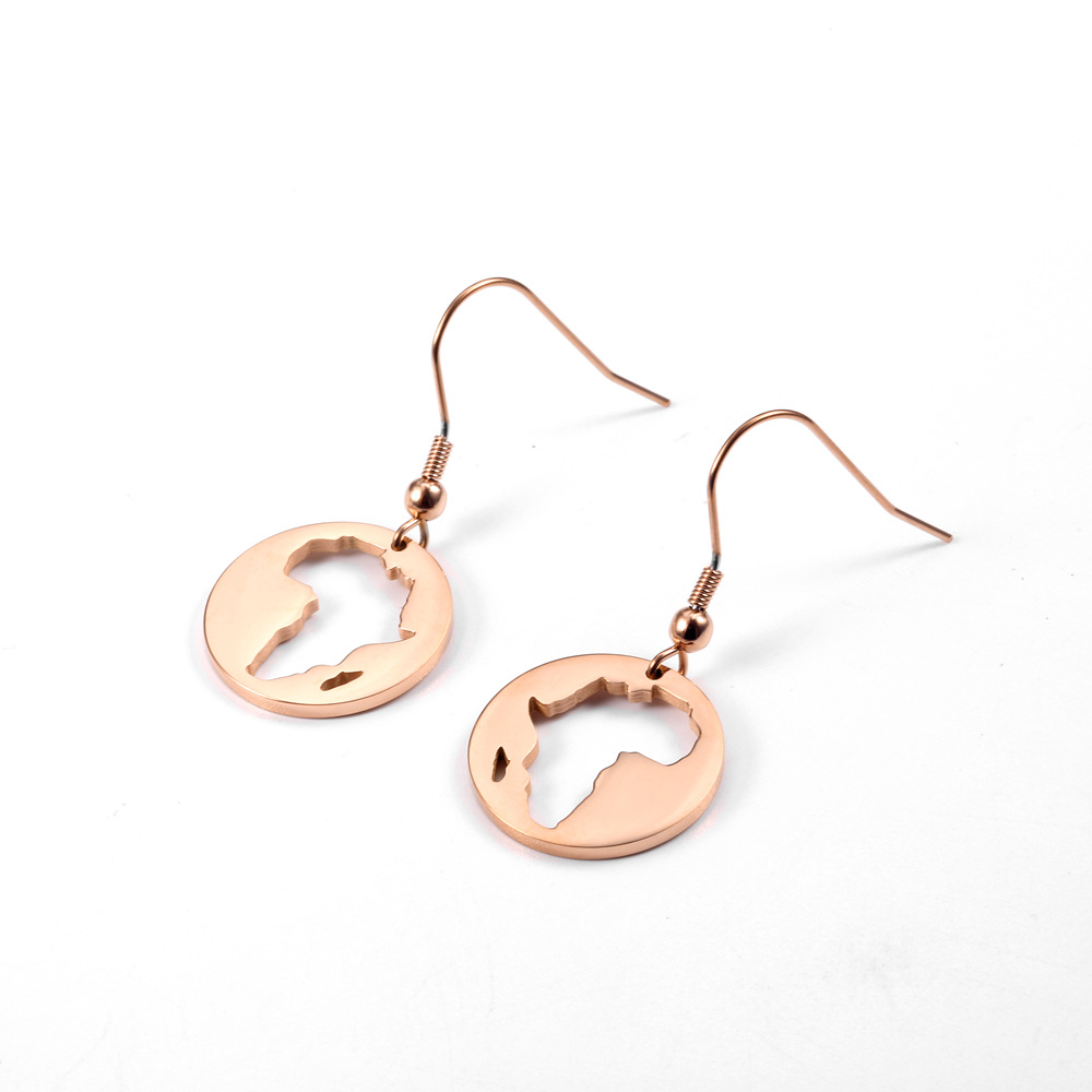 rose gold color earring