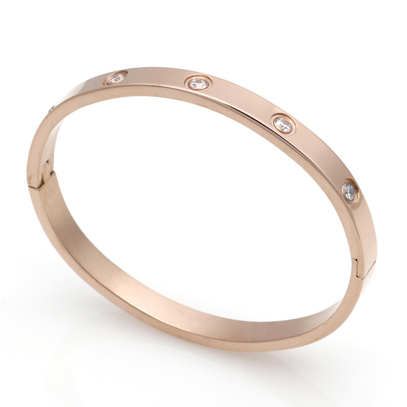 3:rose gold color plated