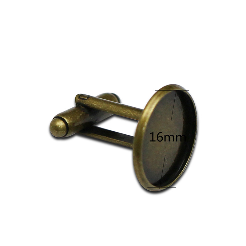16x2mm antique bronze plated