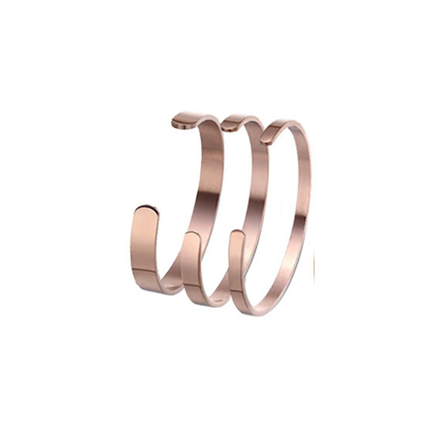 6:rose gold color 1/8x6.3in （ 3x160mm）