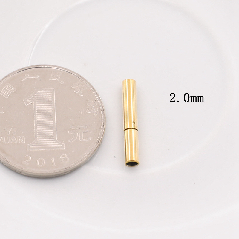 gold color plated 2mm inner hole