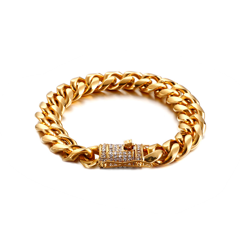 11:gold color plated with diamonds,13mm