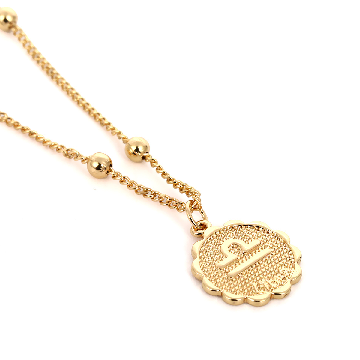 gold color plated Libra