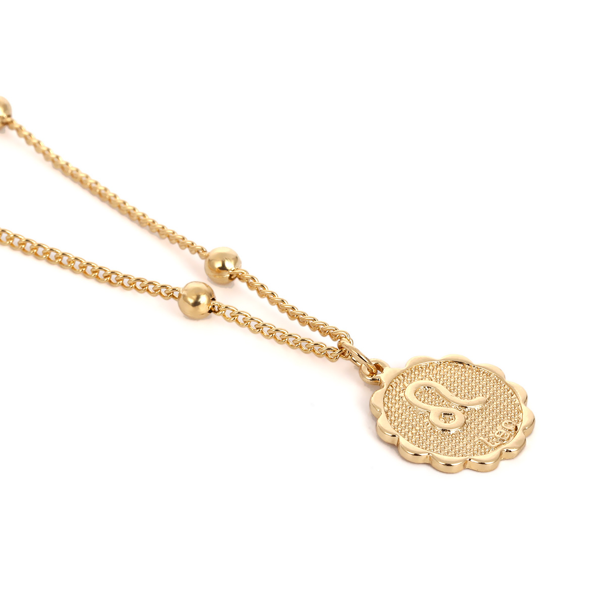 9:Leo gold color plated