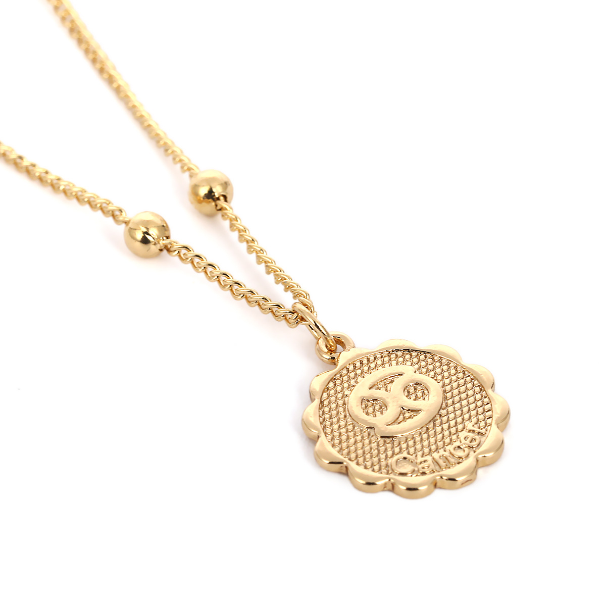 7:Cancer gold color plated