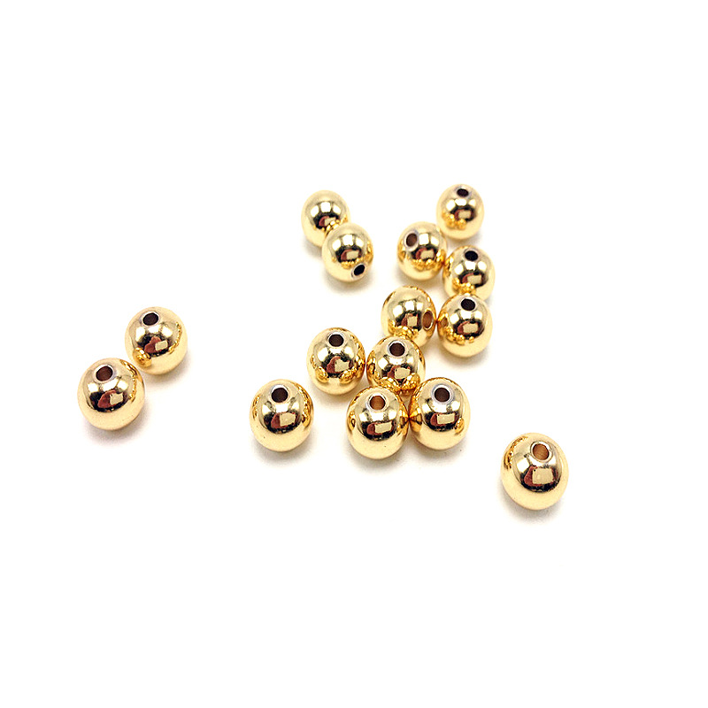 gold 8mm,hole2mm