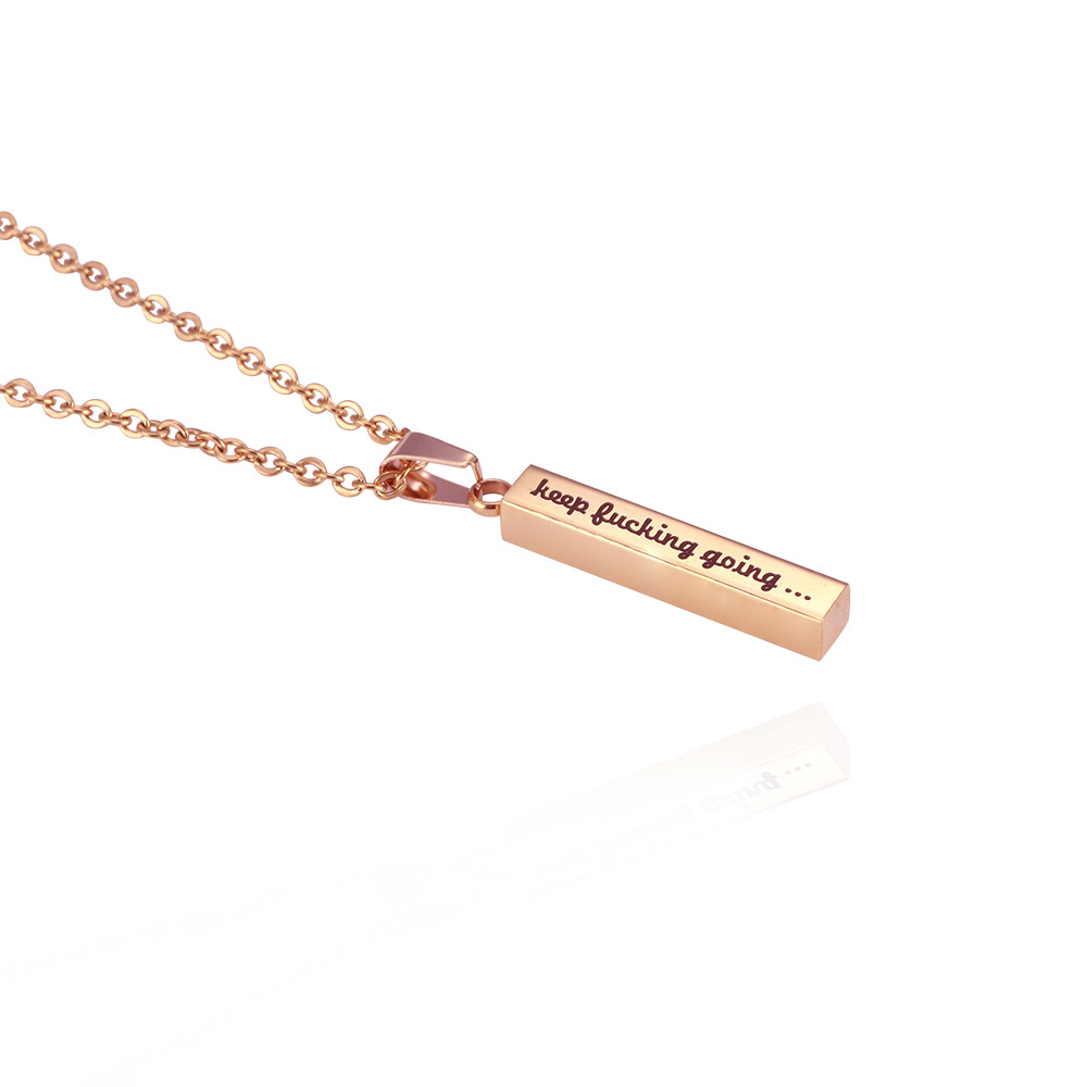 rose gold color plated,5x29mm