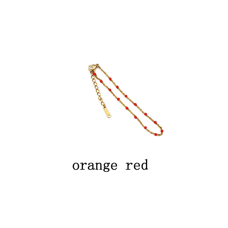 8 orange rougeâtre