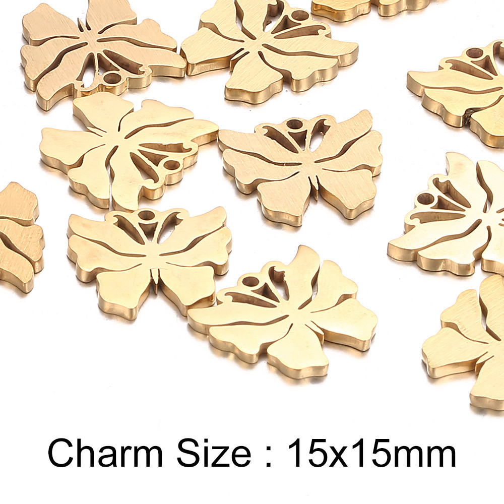 gold color plated butterfly