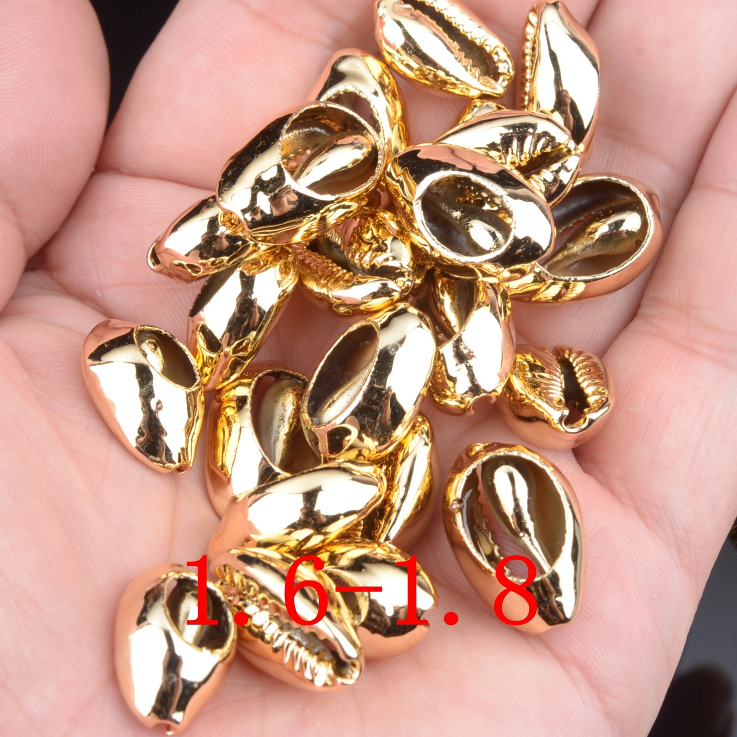 1.6-1.8cm gold color plated