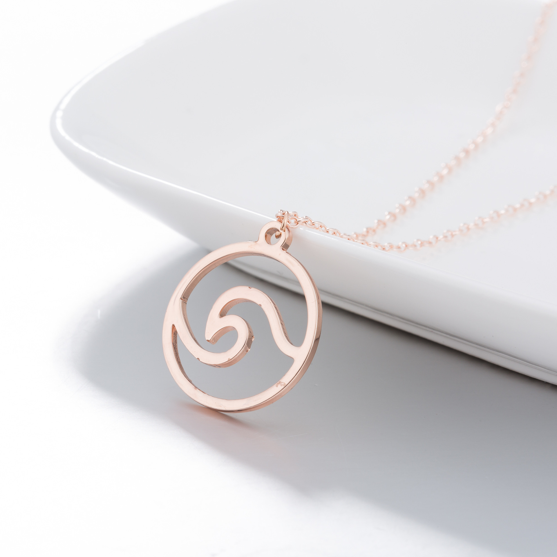 363,rose gold color plated,20mm