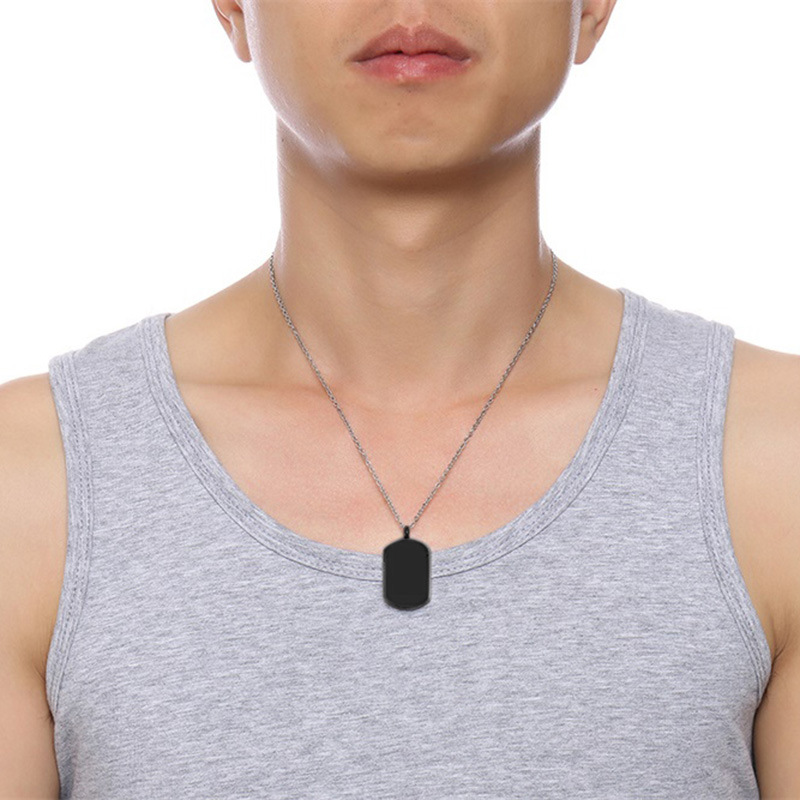 black(Pendant necklace)
